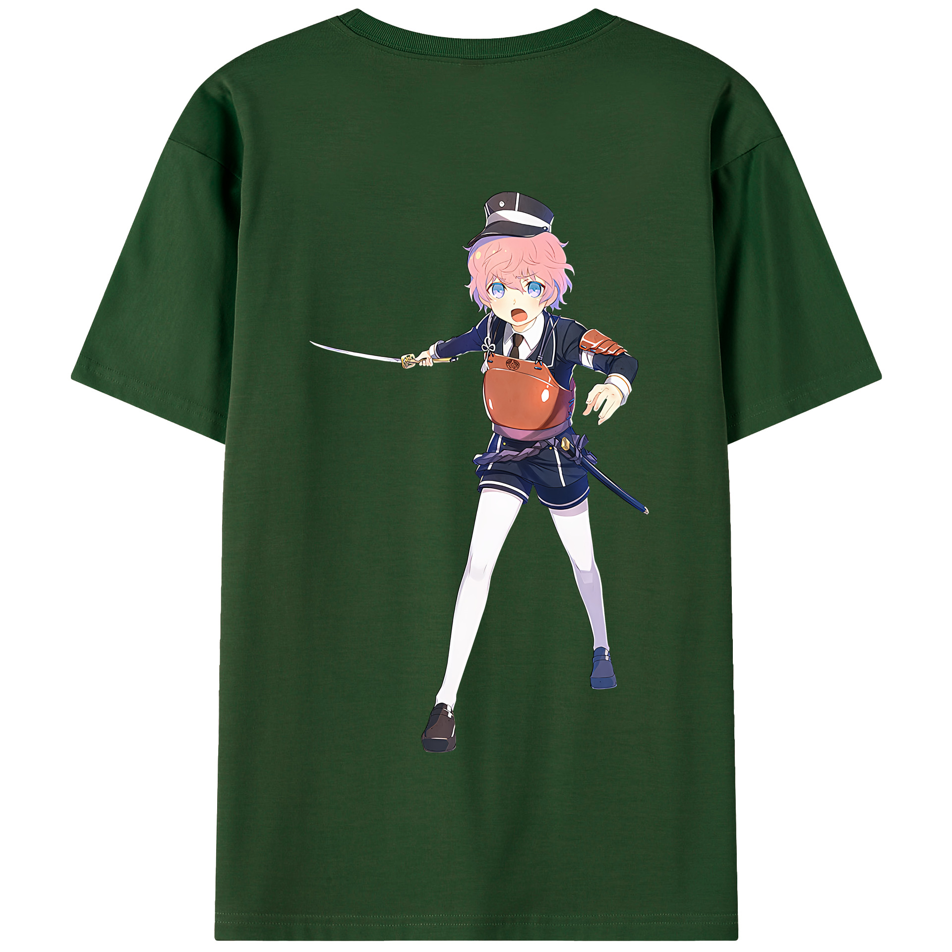 （画像用） 刀剣乱舞 Touken Ranbu 綿100％半袖Tシャツ（背面プリント）